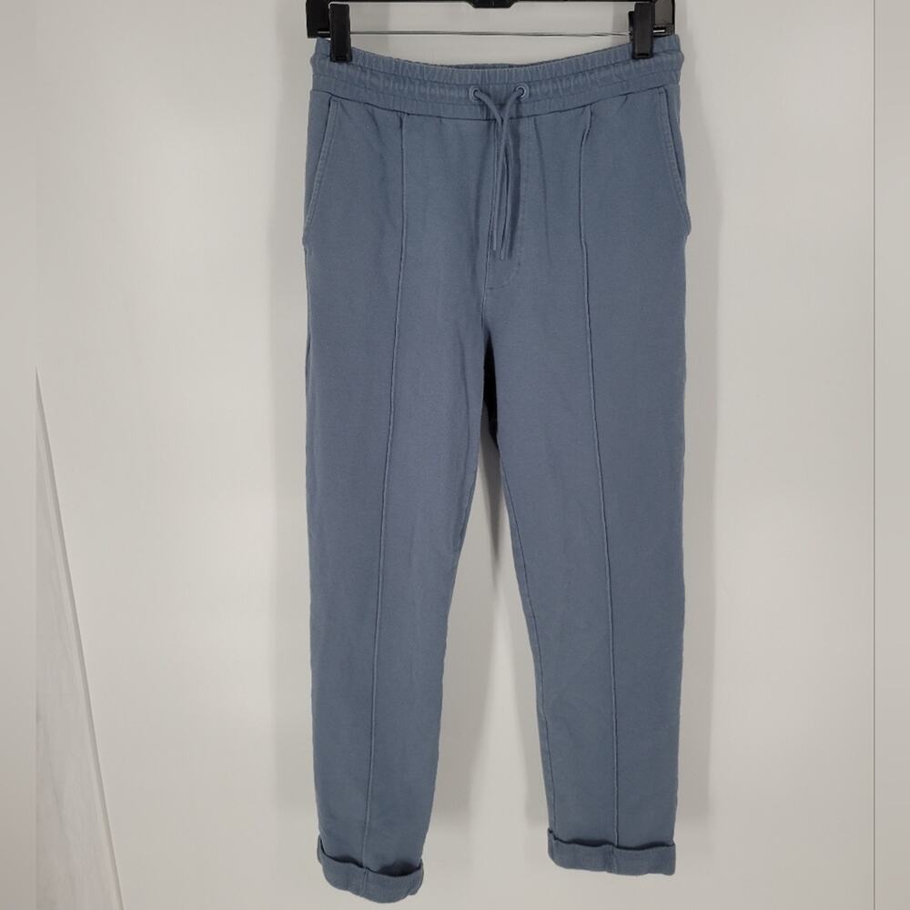 RicherPoorer Blue High Rise Rolled Ankle Jogger Sweat Pants S